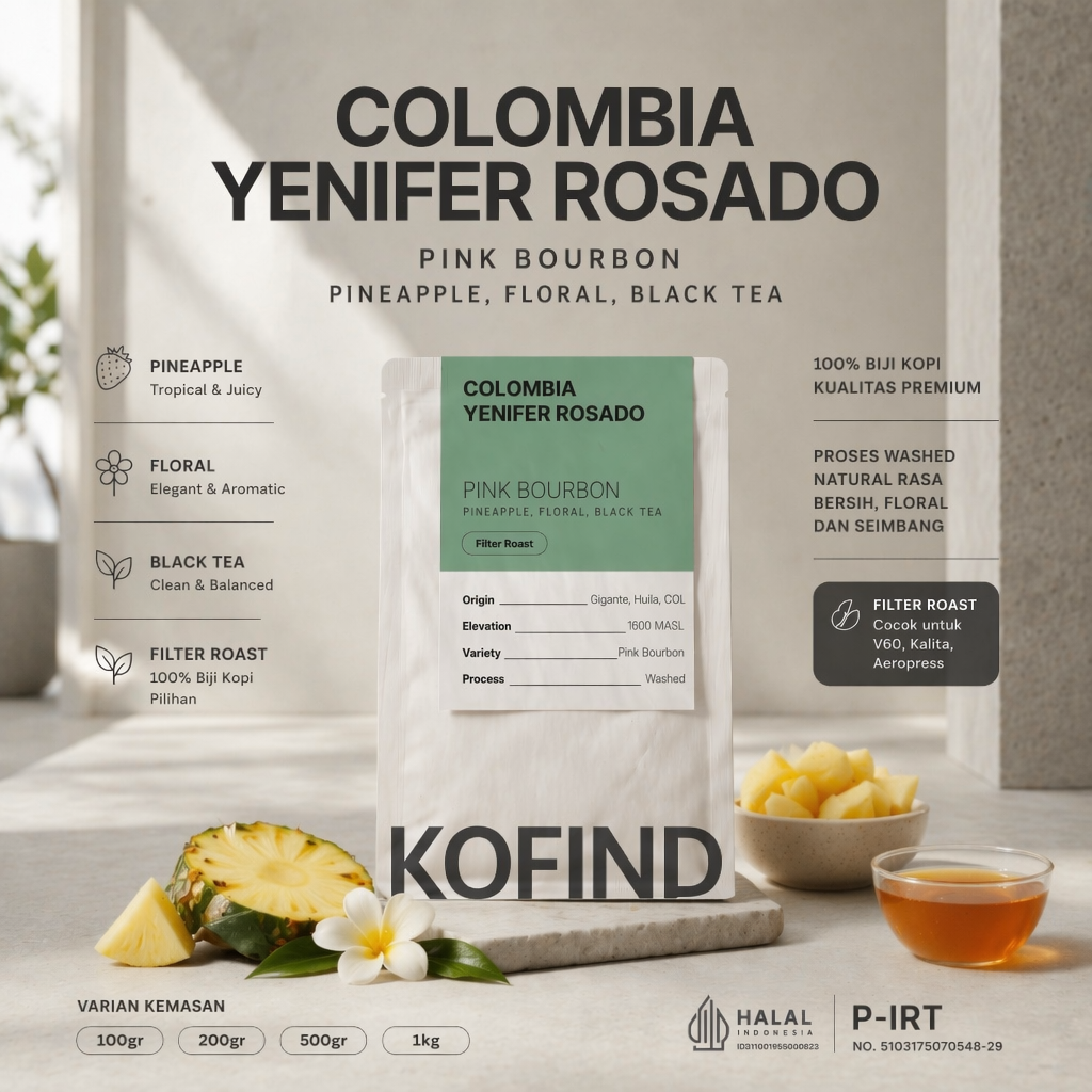 Colombia Yenifer Rosado Pink Bourbon