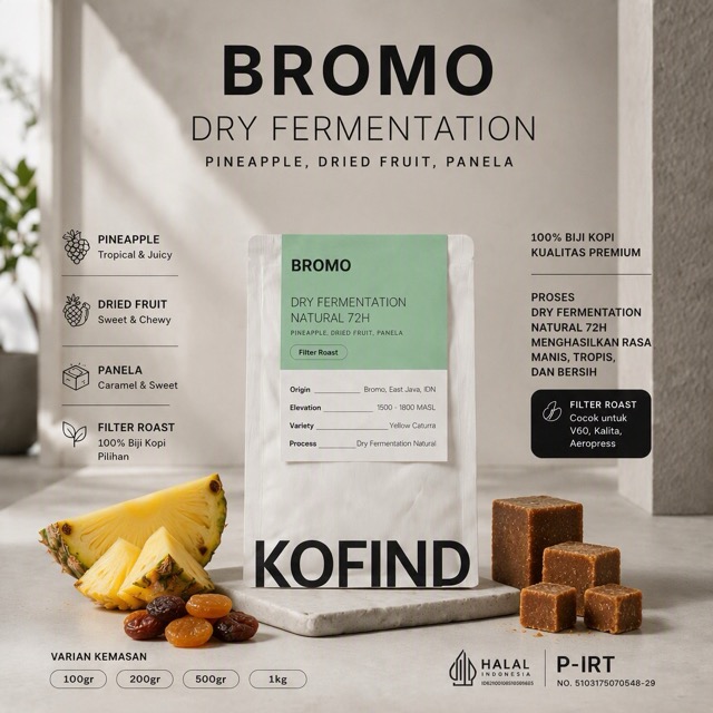 Bromo Dry Fermentation Natural
